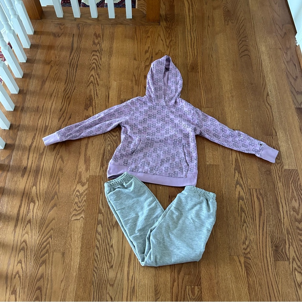Champion sweat shirt and great sweatpants set. This set is a 7/8